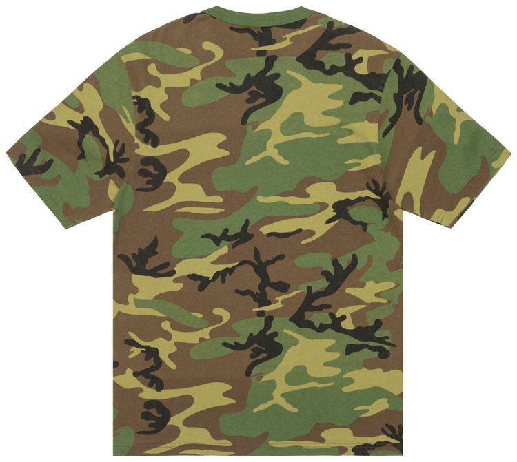 Stussy Stock Camo Tee CamoYellow