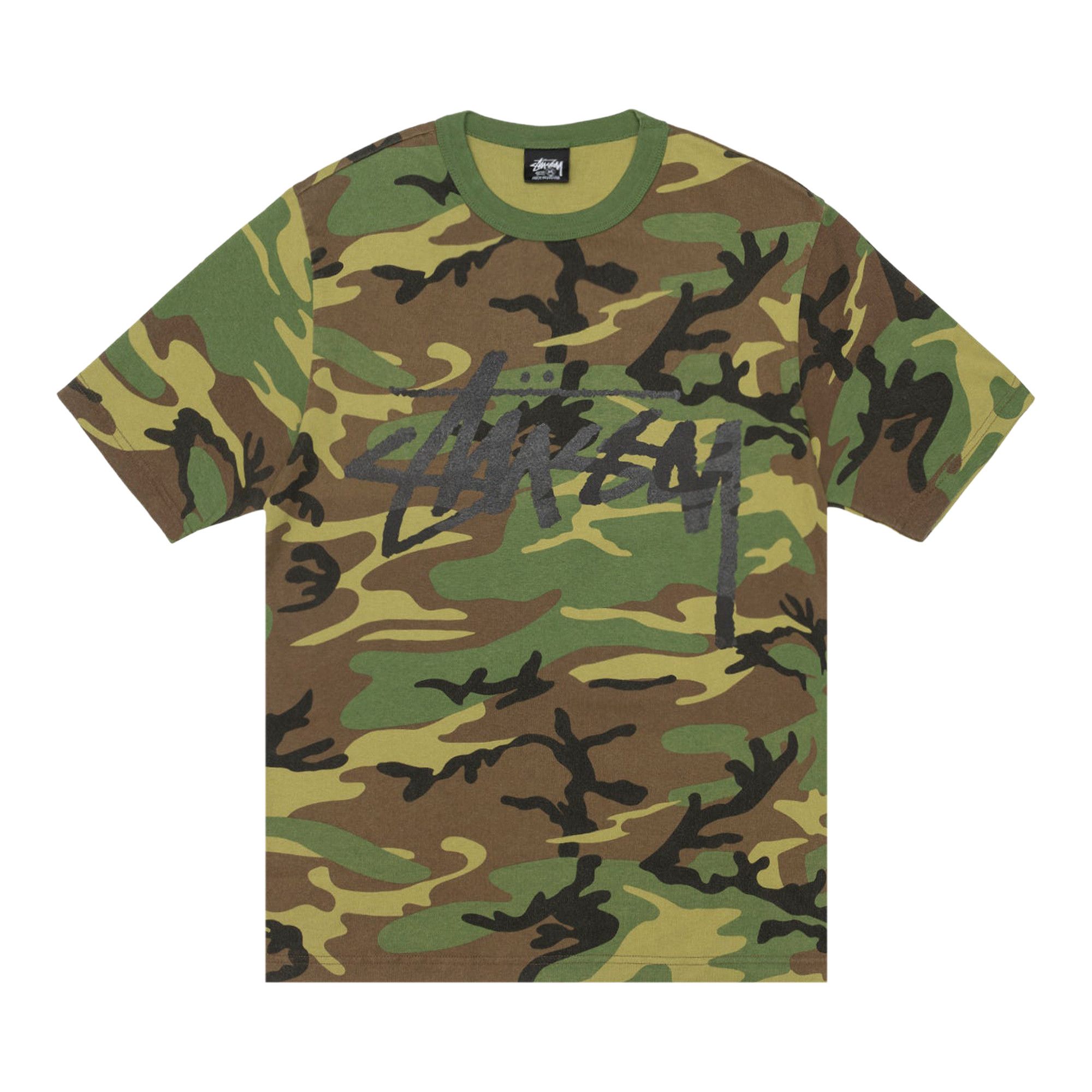 Stussy camo shirt cheap