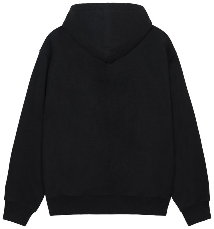 Stussy Stock Zip Hoodie Black