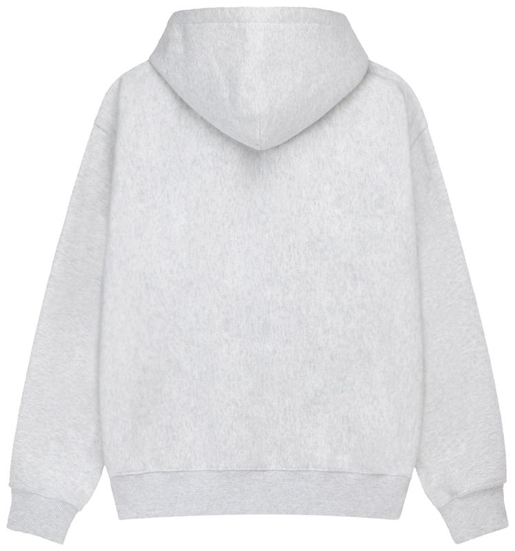 Stussy Stock Zip Hoodie Ash Heather