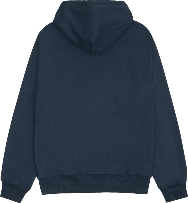 Stussy Stock Zip Hoodie Navy