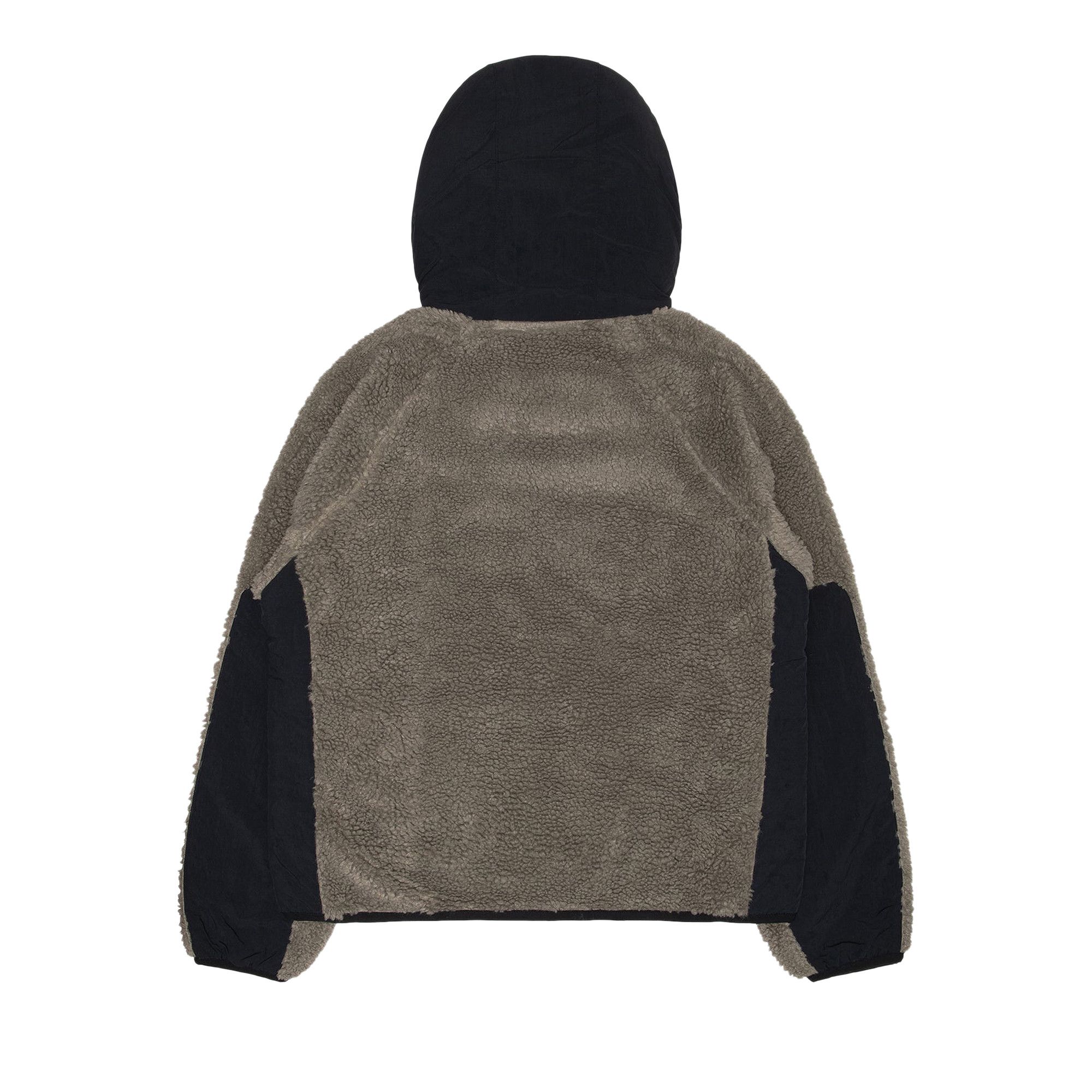 Buy Stussy Sherpa Paneled Hooded Jacket 'Stone' - 118530 Buy Stussy Sherpa Paneled Hooded Jacket 'Stone' - 118530