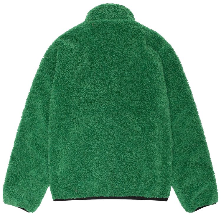 Stussy Sherpa Reversible Jacket Green