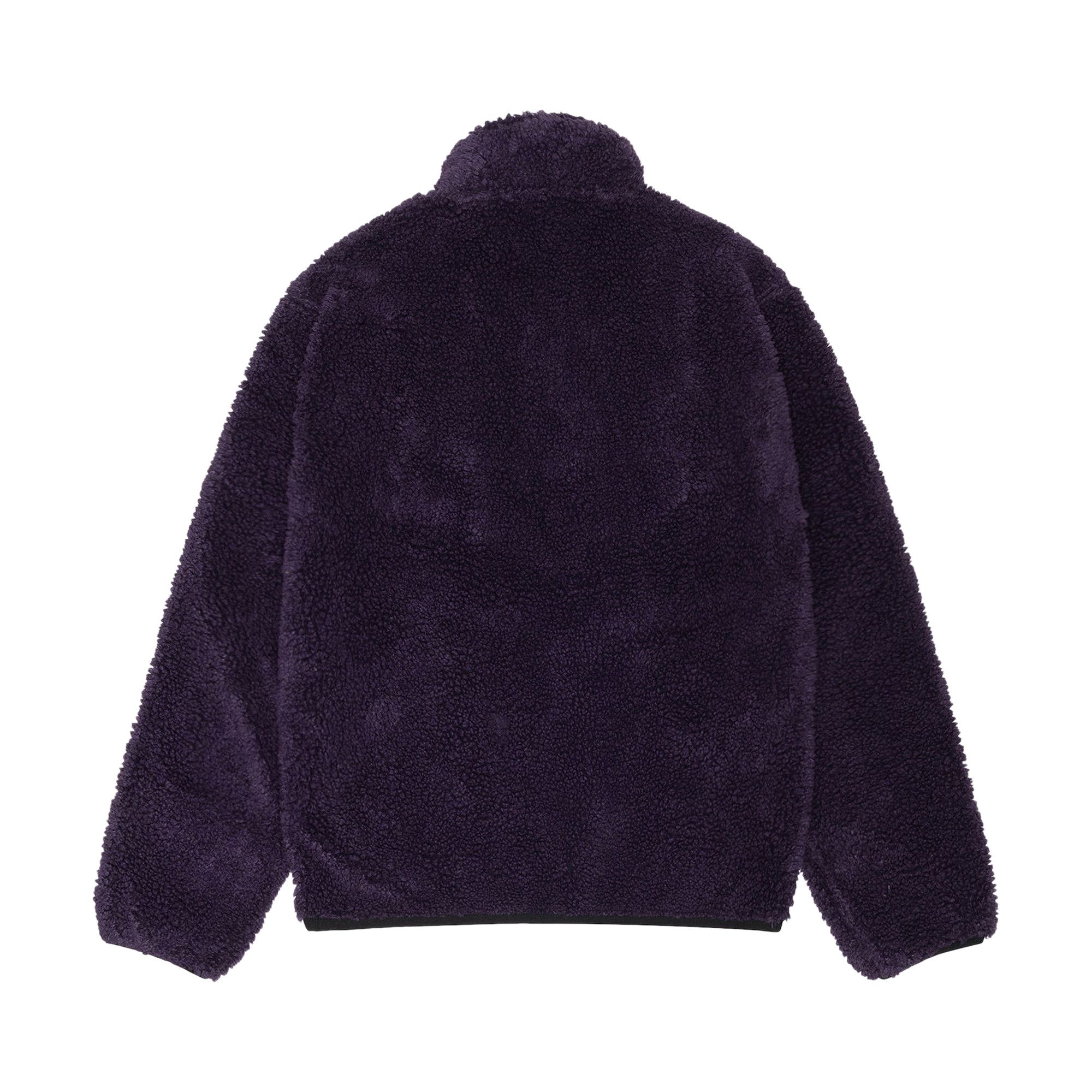 Buy Stussy Sherpa Reversible Jacket Purple 118529 PURP GOAT CA