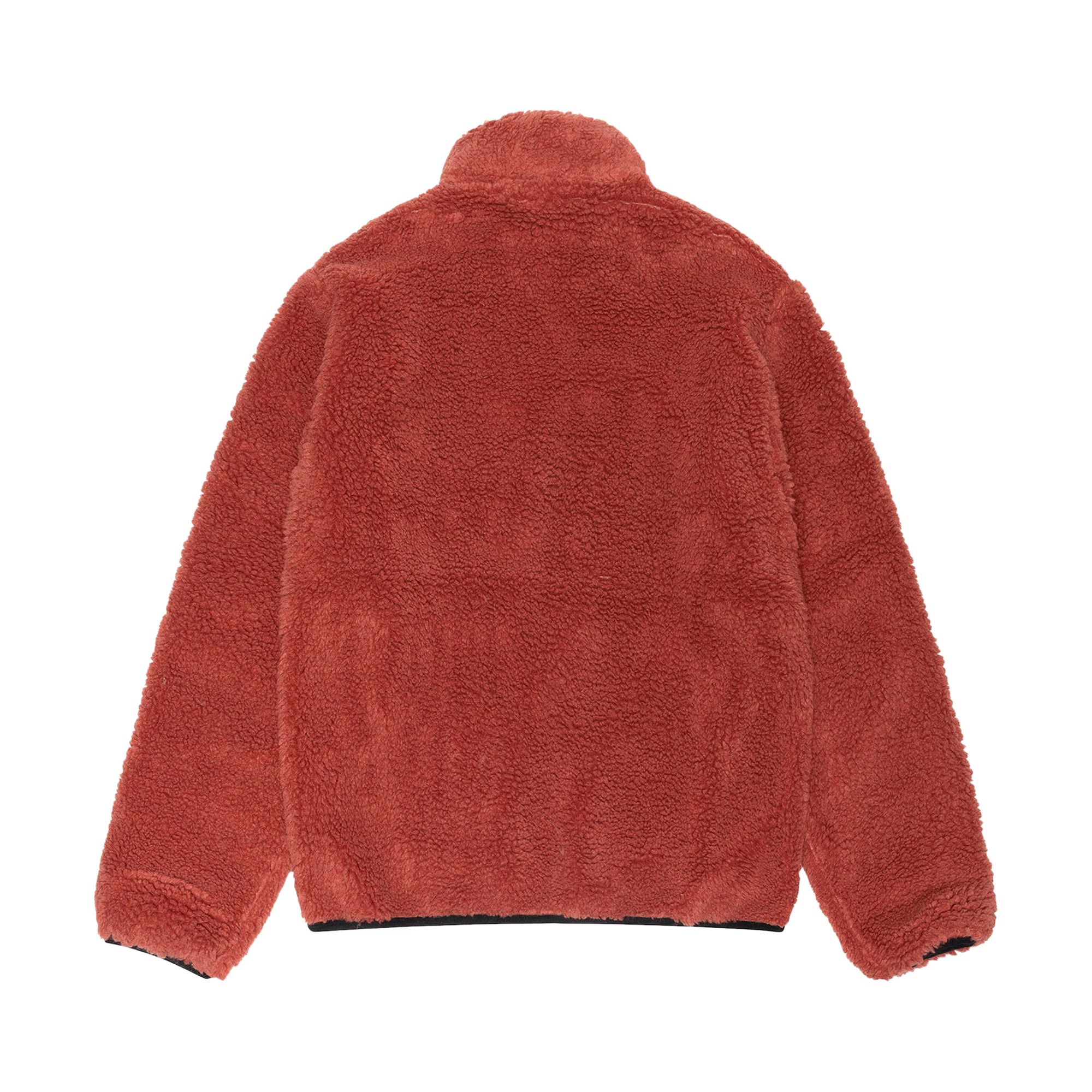 Buy Stussy Sherpa Reversible Jacket 'Terracotta' - 118529 TERR | GOAT
