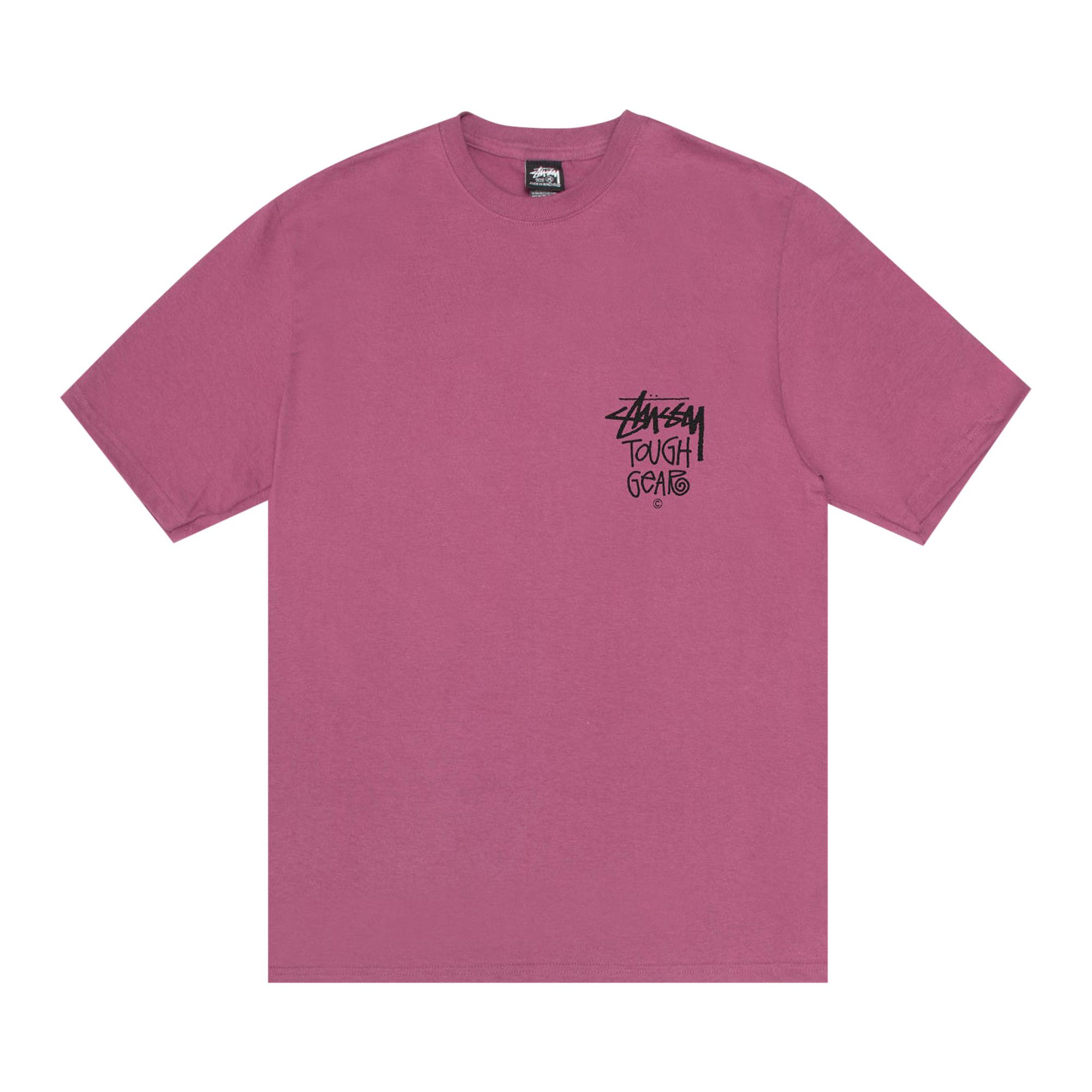 Buy Stussy Tough Gear Tee 'Berry' - 1904996 BERR | GOAT
