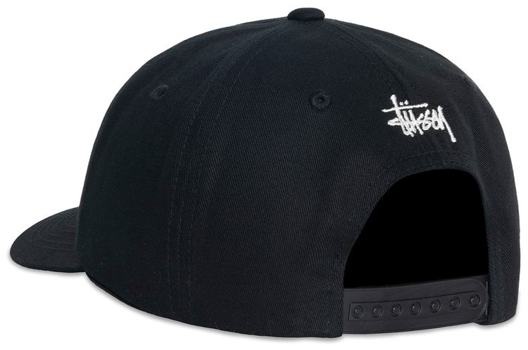 Stussy Low Profile Big Basic Snapback Anthracite