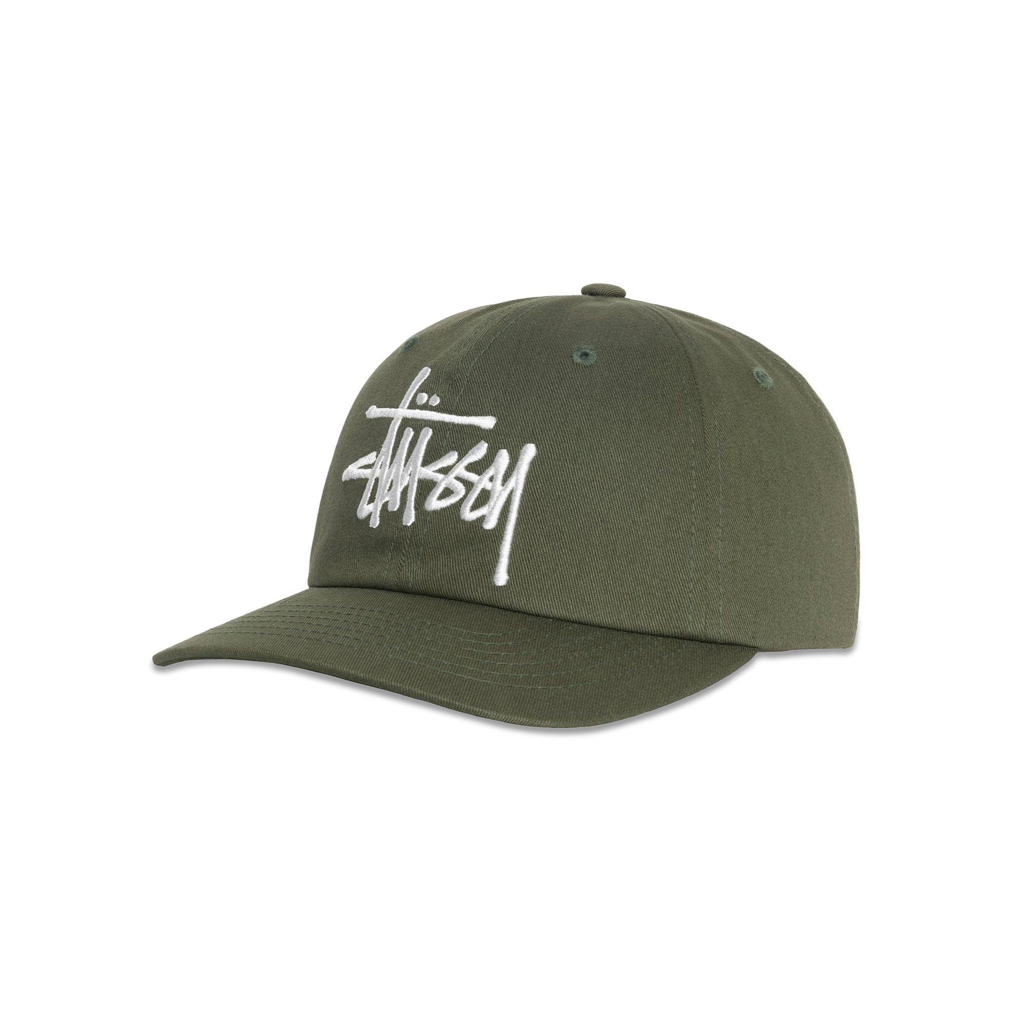 ★ stussy ★ LOW PROFILE BIG BASIC SNAPBACK Buy Stussy Low Profile Big Basic Snapback 'Moss' - 1311144