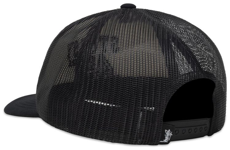 Stussy Trucker Big 4 Snapback Black