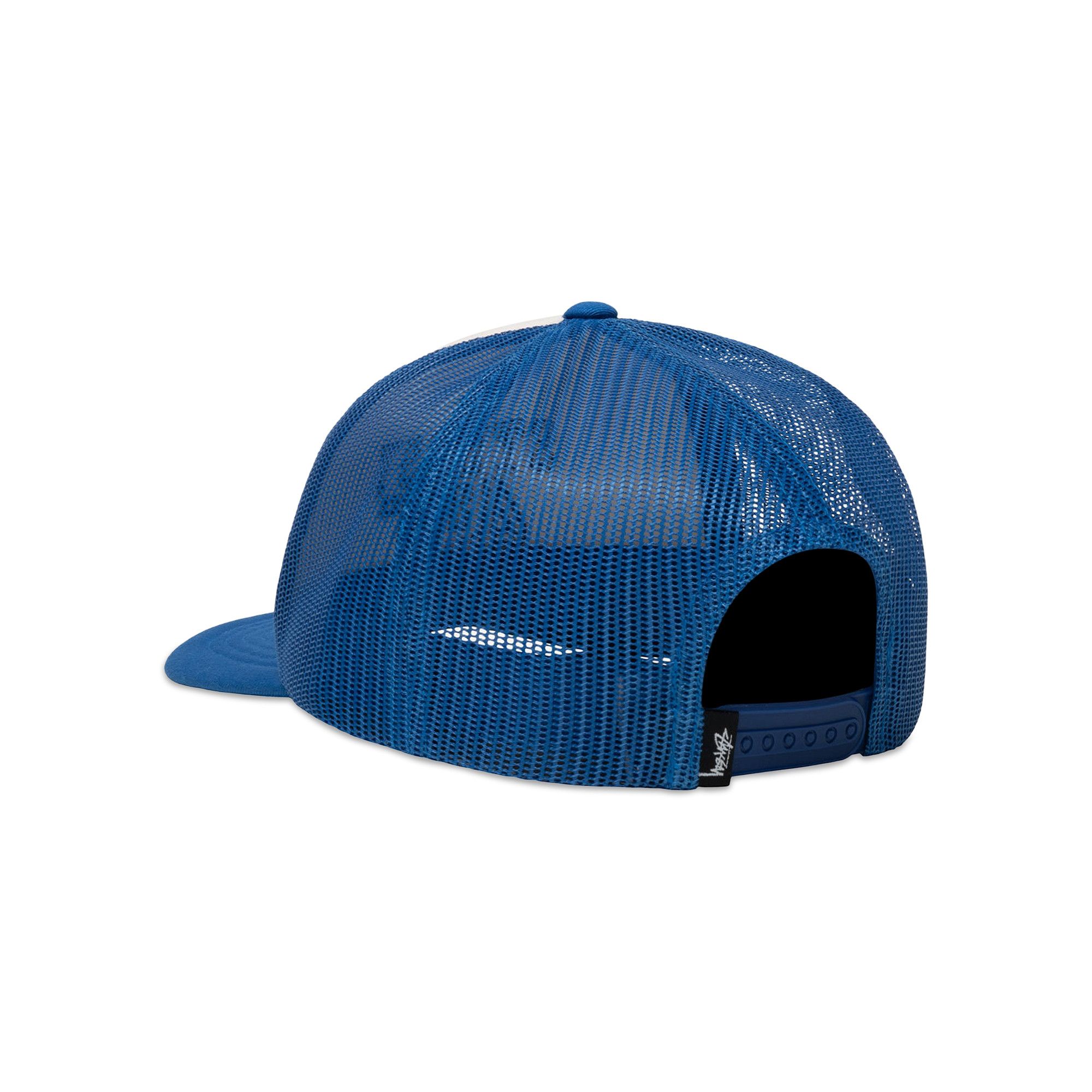 Buy Stussy Trucker Big 4 Snapback 'Royal' - 1311147 ROYA | GOAT