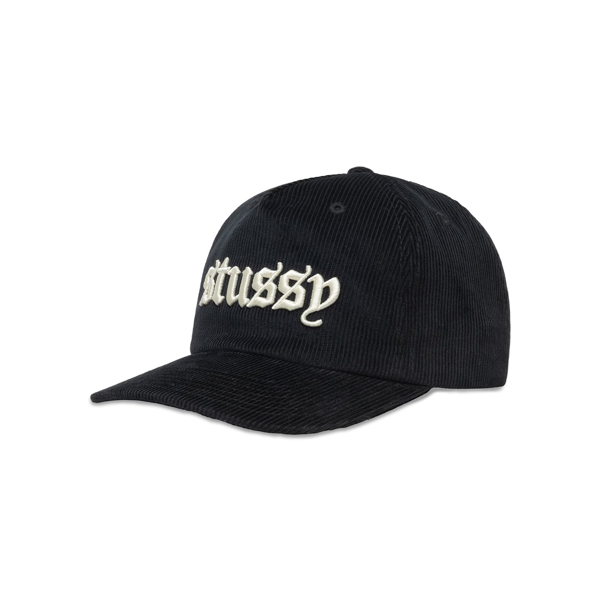 Buy Stussy Mid-Depth Old English Snapback 'Black' - 1311137 BLAC | GOAT