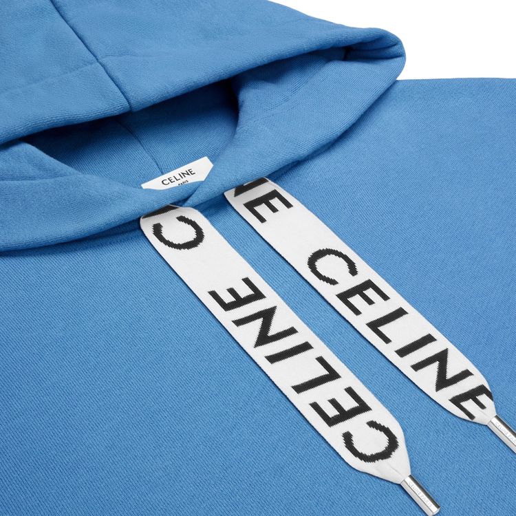 CELINE Loose Hoodie Dirty Blue