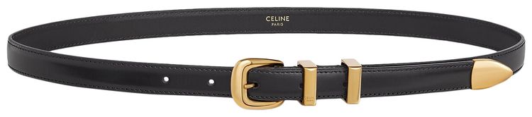 CELINE Small 18mm Belt Black
