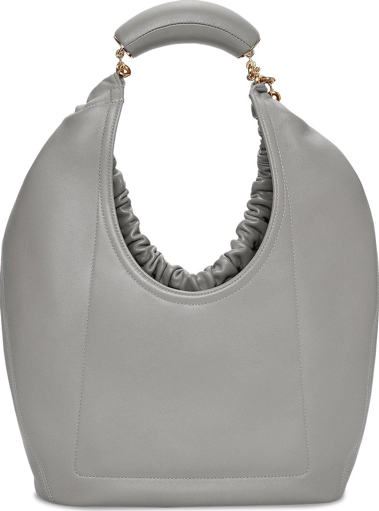 Loewe Medium Squeeze Bag Pearl Grey