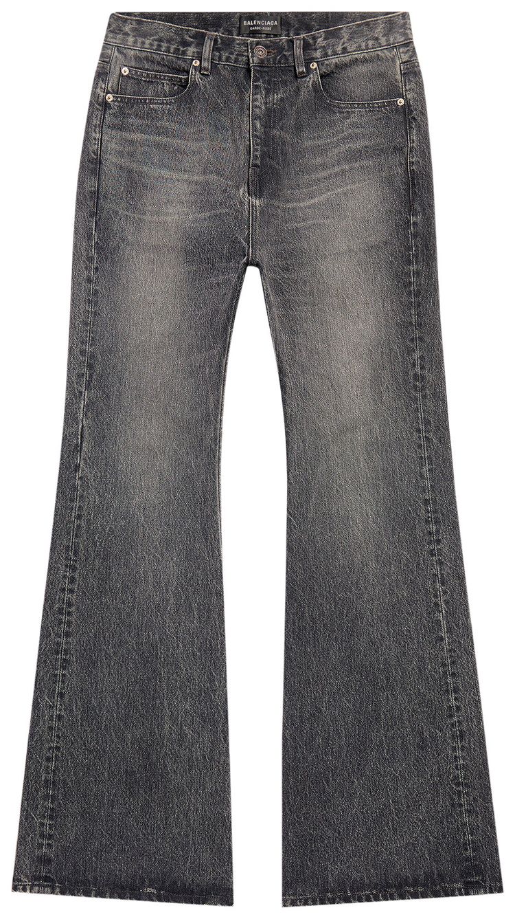 Balenciaga Flared Pants Wash BlackMarigold