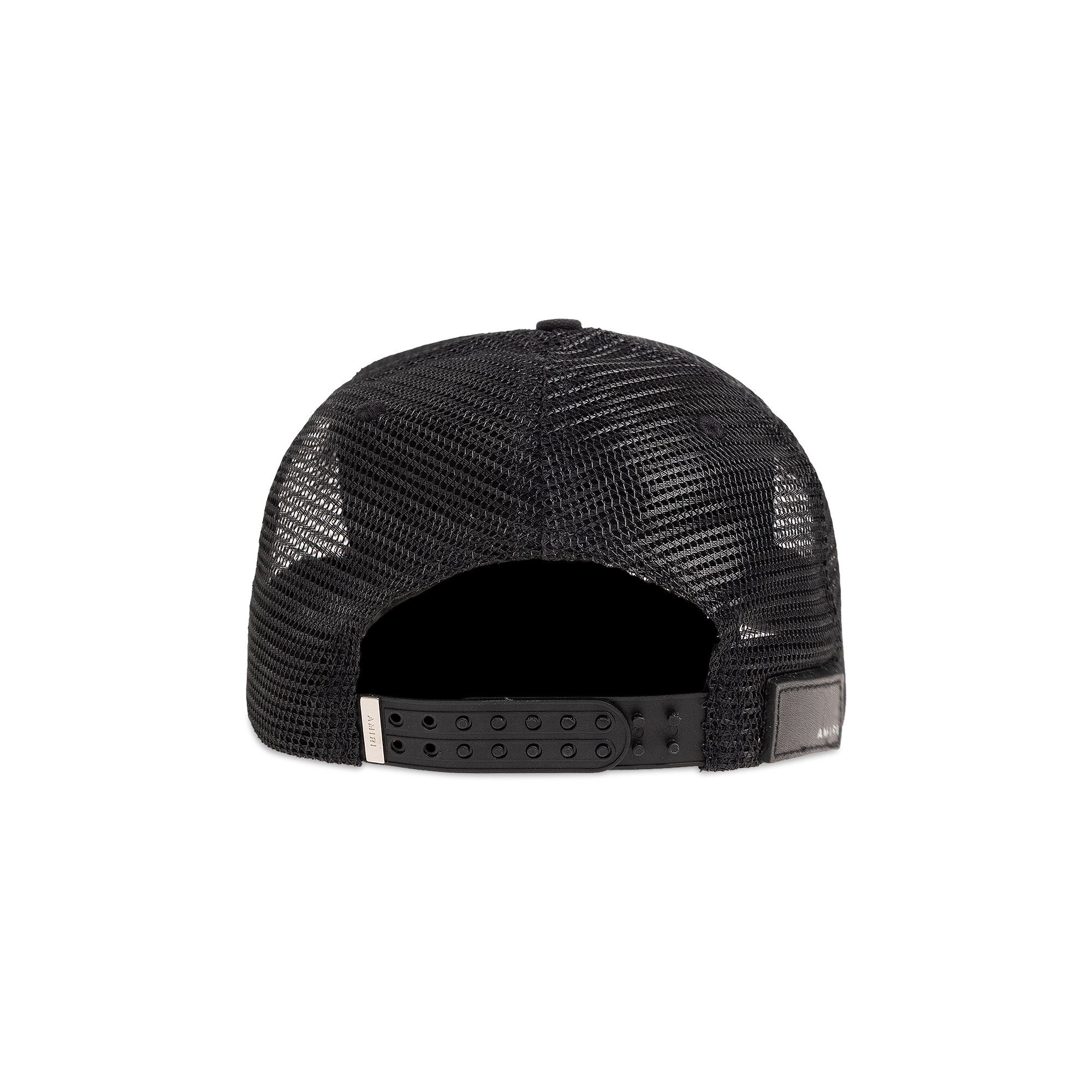 Buy Amiri Leather Star Trucker 'Black' - PS24MAH022 001 BLAC | GOAT