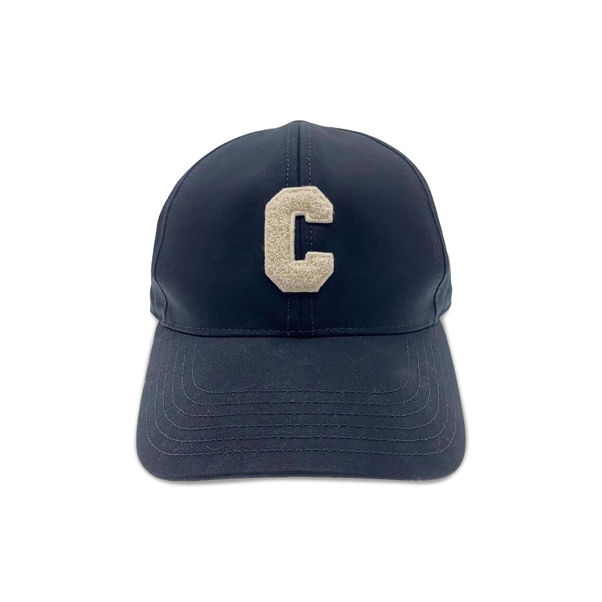商品画像：INITIAL BASEBALL CAP IN COTTON - WHITE | CELINE 2