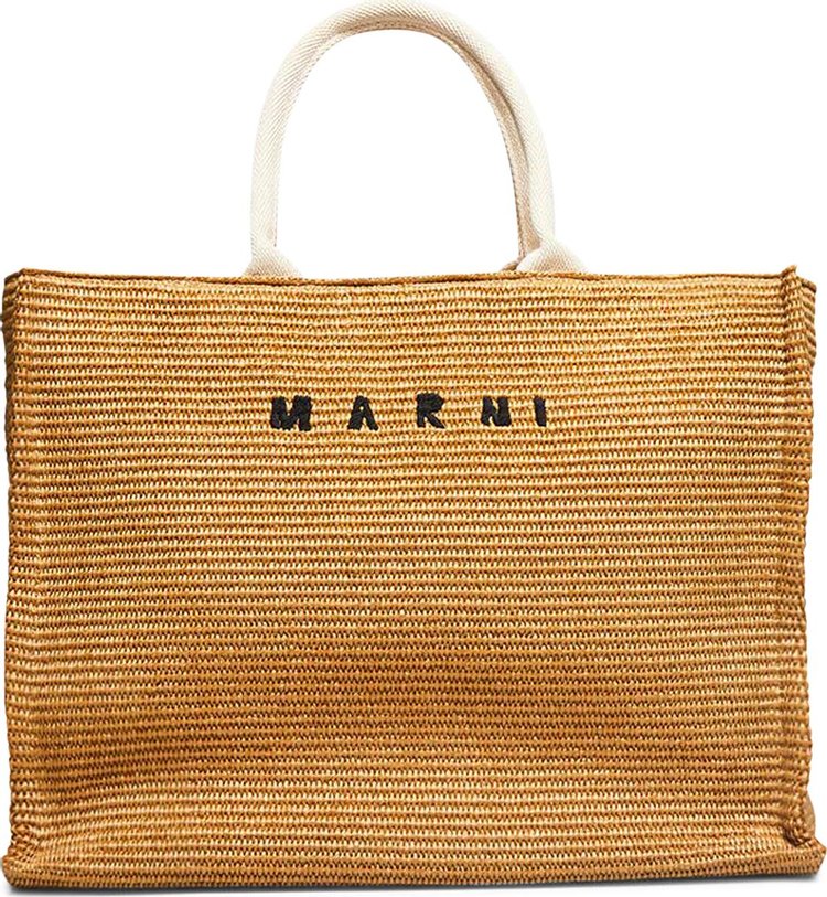 Marni Tote Raw Sienna