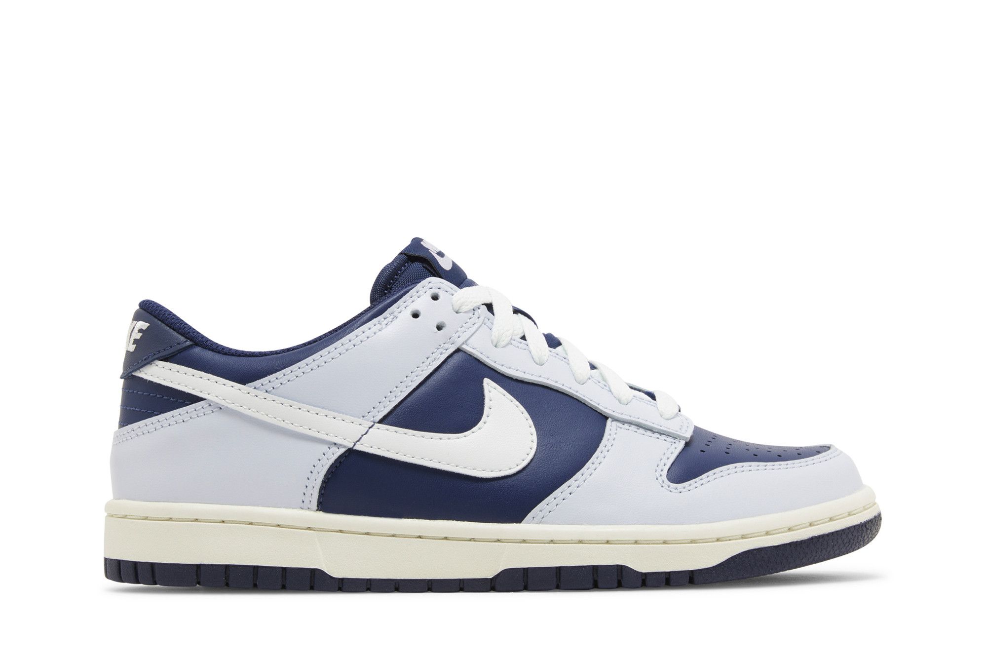 Nike dunk low gs midnight navy white deals
