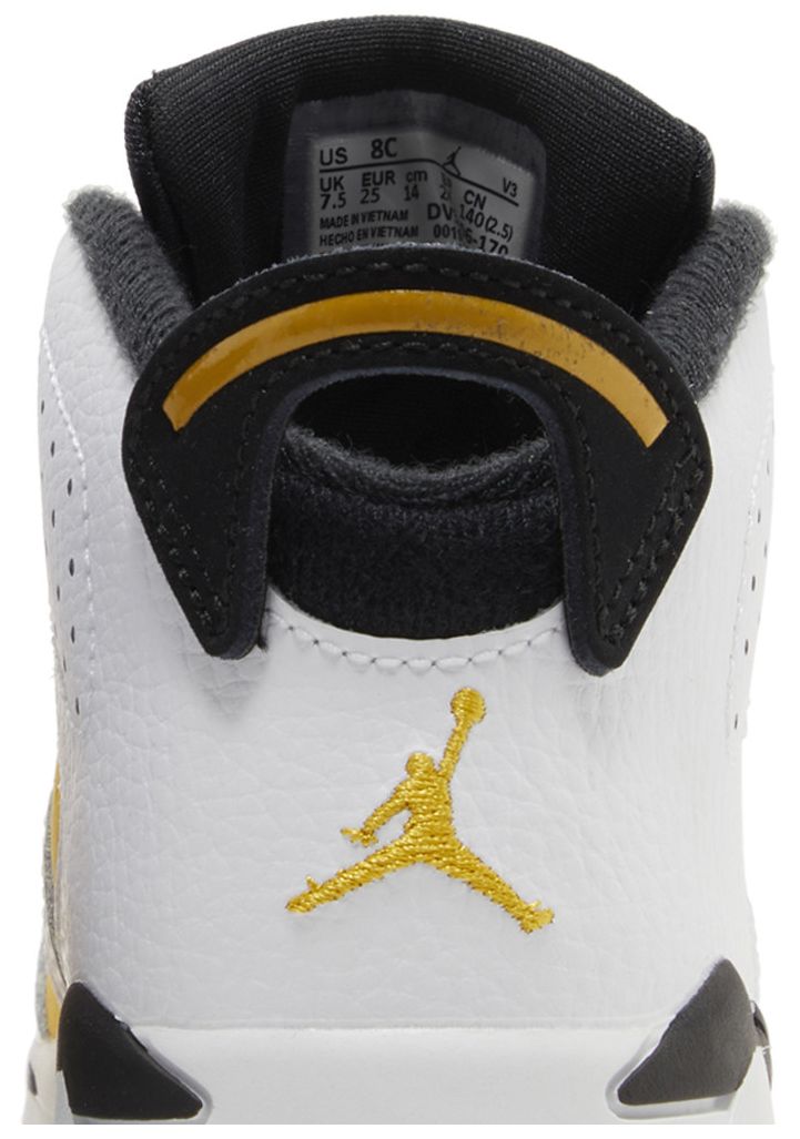 Air Jordan 6 Retro TD Yellow Ochre