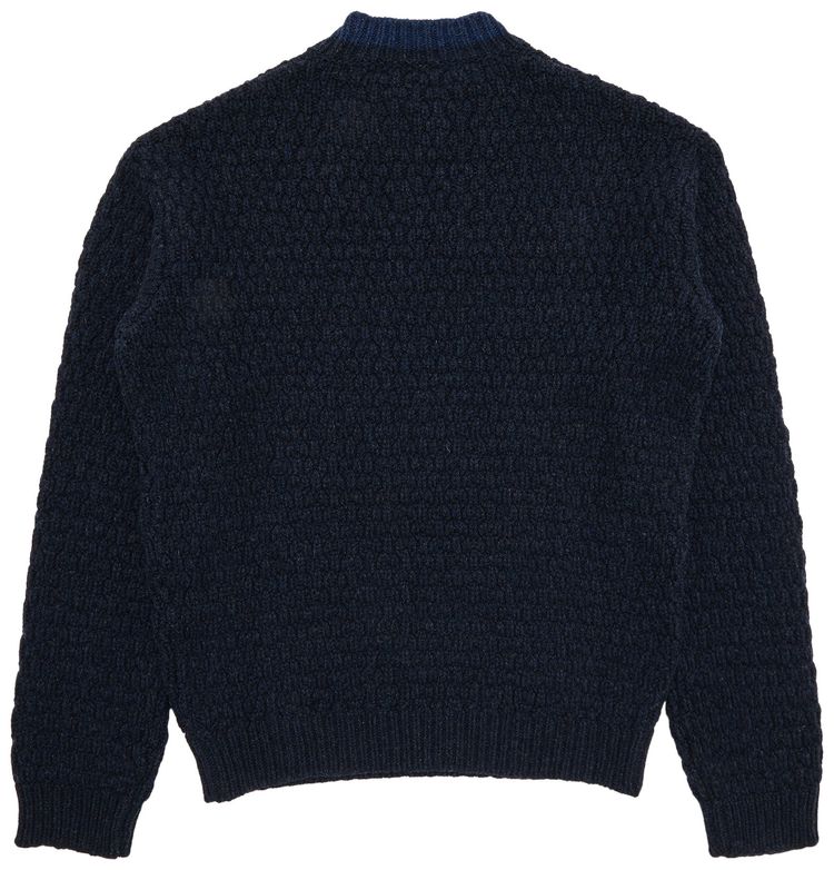 Marni Maxi Dot Mohair Jumper Roundneck Sweater Ink