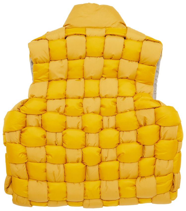 Kapital Ripstop Nylon Keel Weaving Vest Yellow