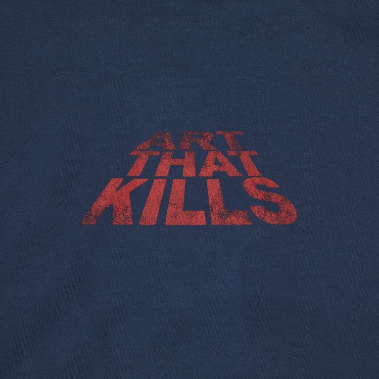 Gallery Dept ATK Stacked Logo Hoodie Navy