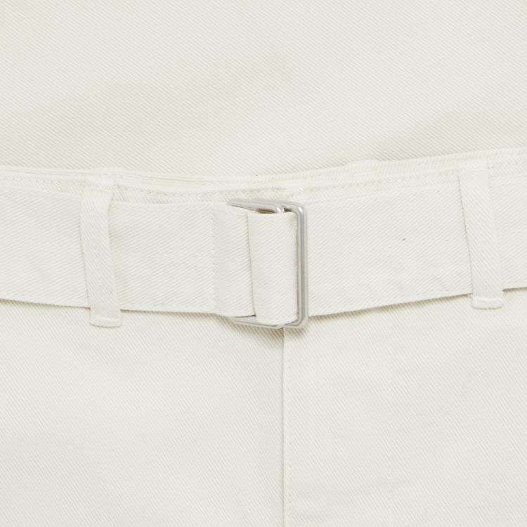 Lemaire Twisted Belted Pants Clay White