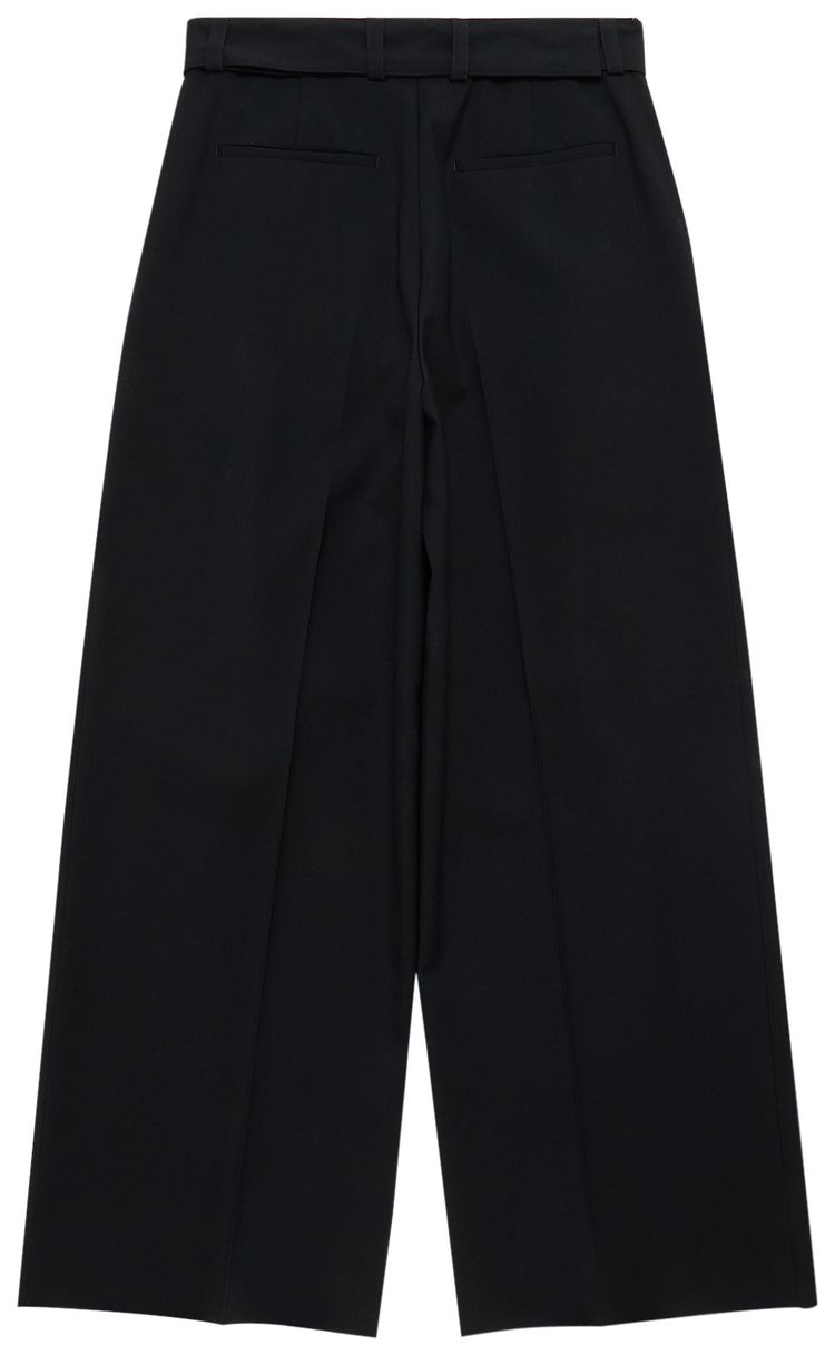 Jil Sander Straight Fit Trousers Black