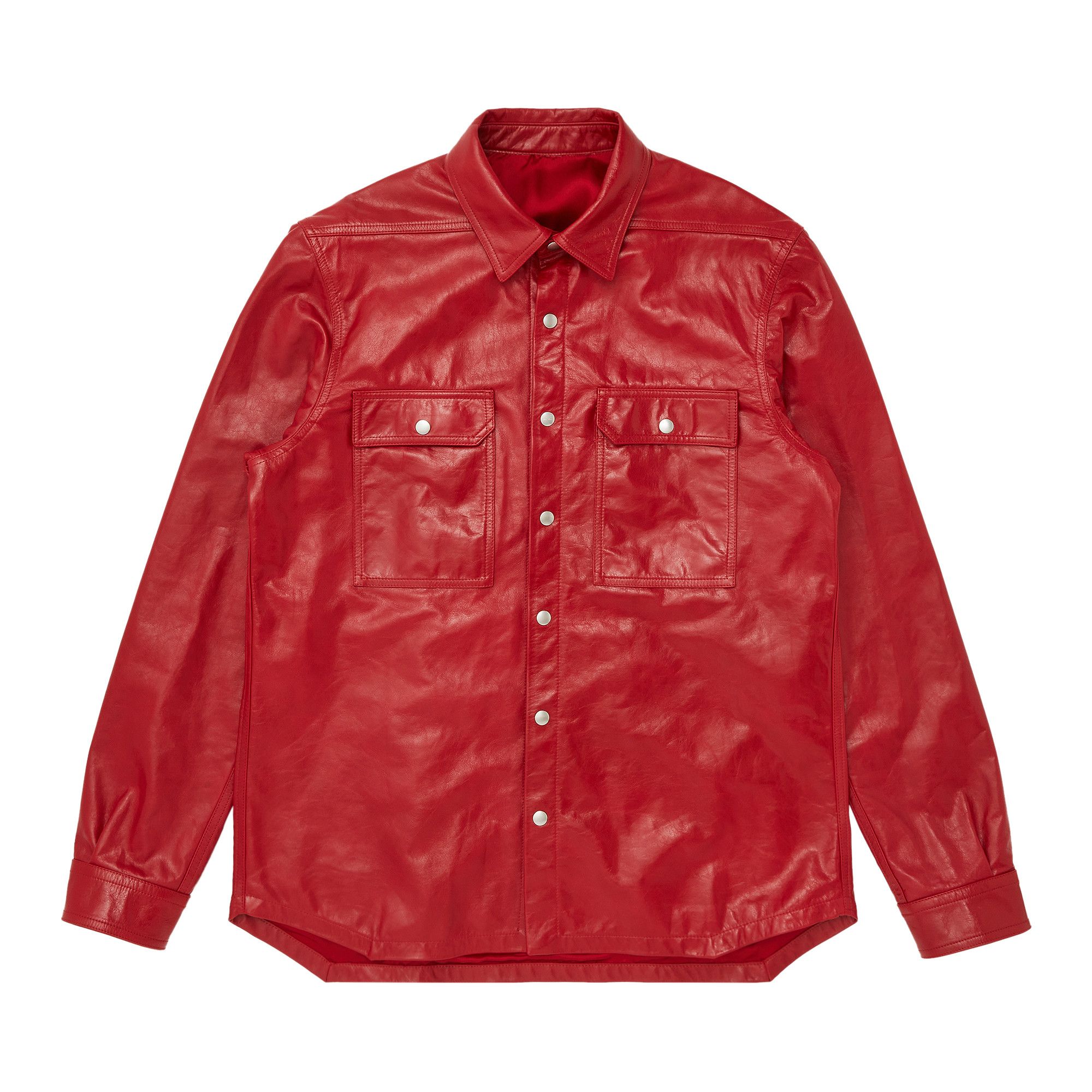 Buy Rick Owens Lido Outershirt 'Cardinal Red' - RU01D3729 LSU 03