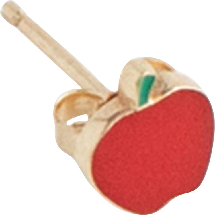 Aime Leon Dore Gold Apple Earring Gold