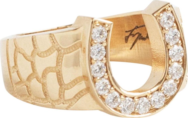 Aimé Leon Dore Horseshoe Ring 'Gold'