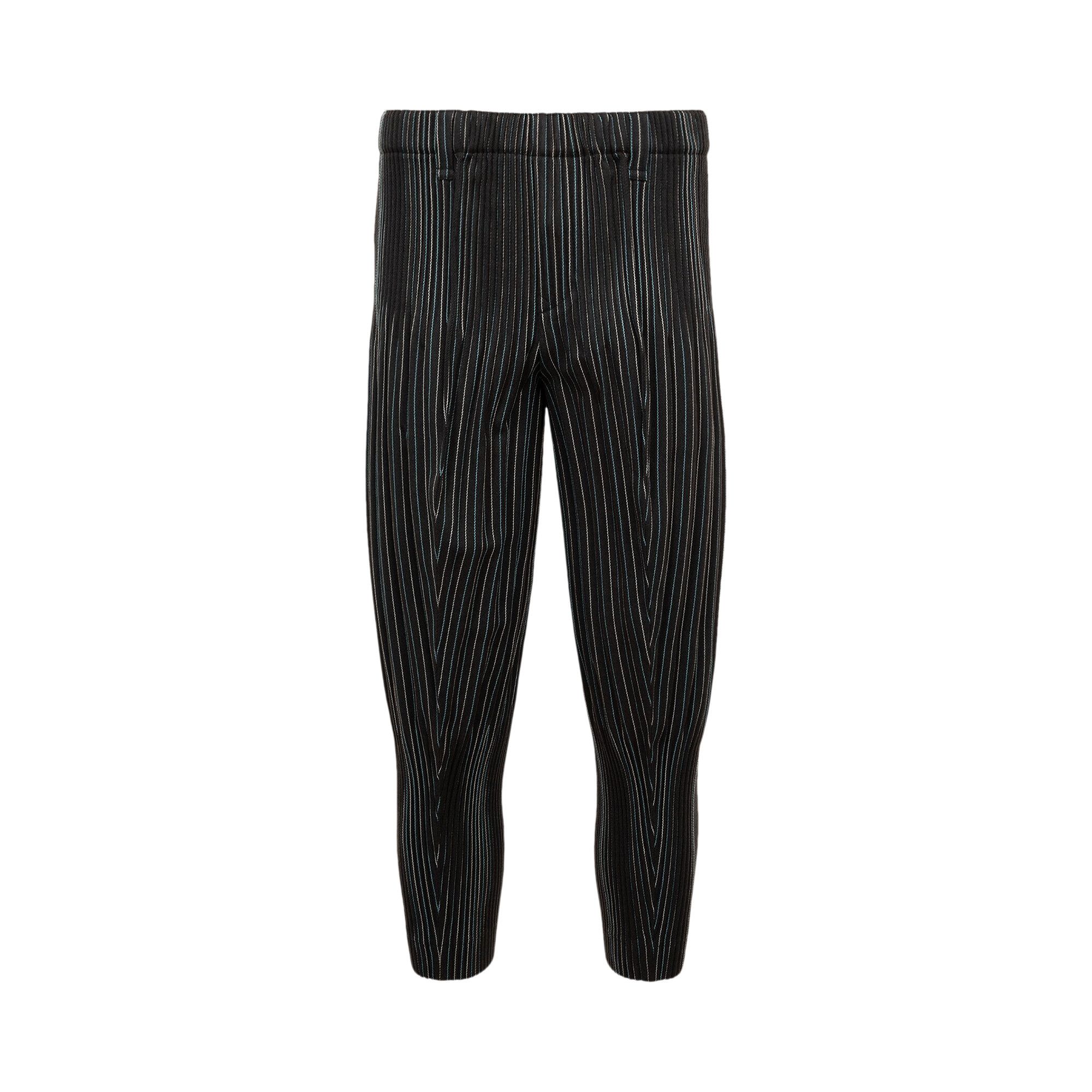 Buy Homme Plissé Issey Miyake Tweed Pleats Pants 'Brown