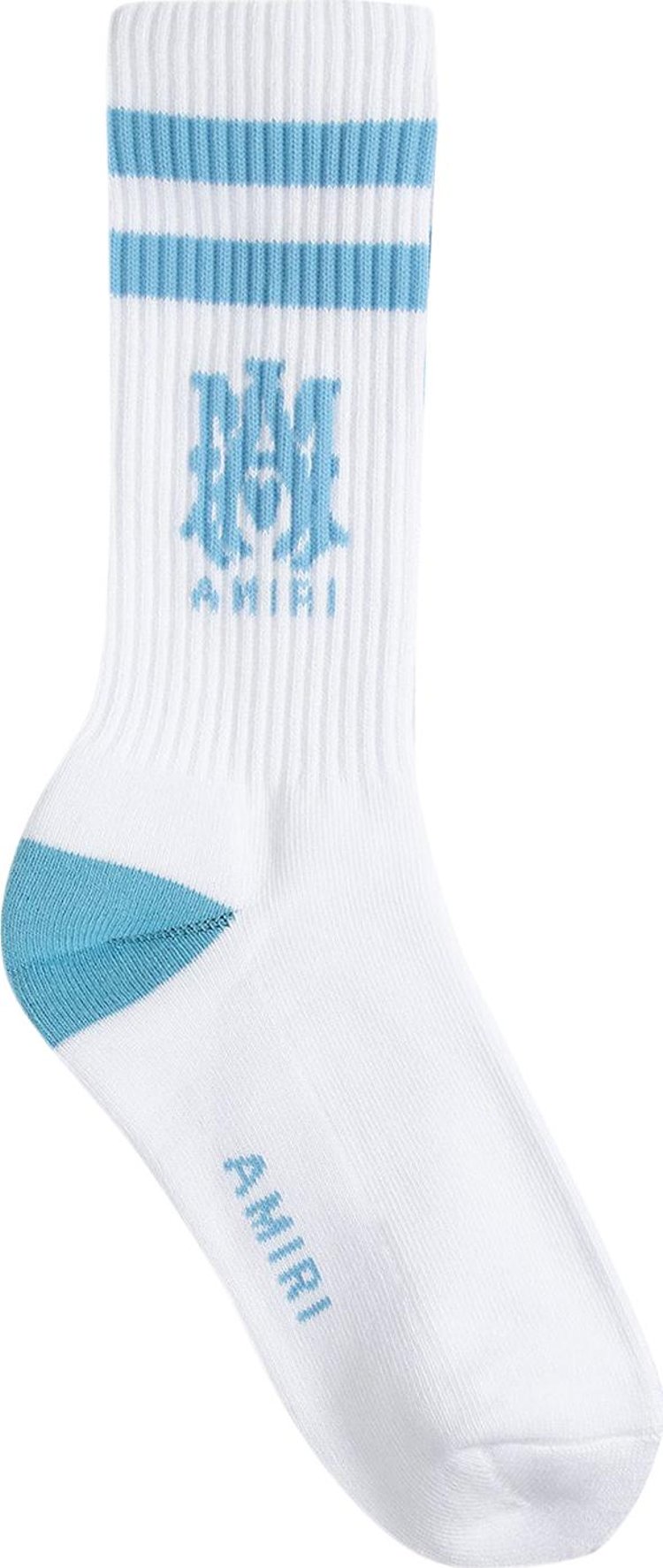 Amiri Stripe Sock 'White/Air Blue'