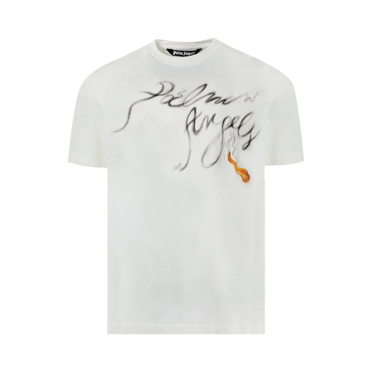 Palm Angels Foggy T-Shirt 'Off White/Black'