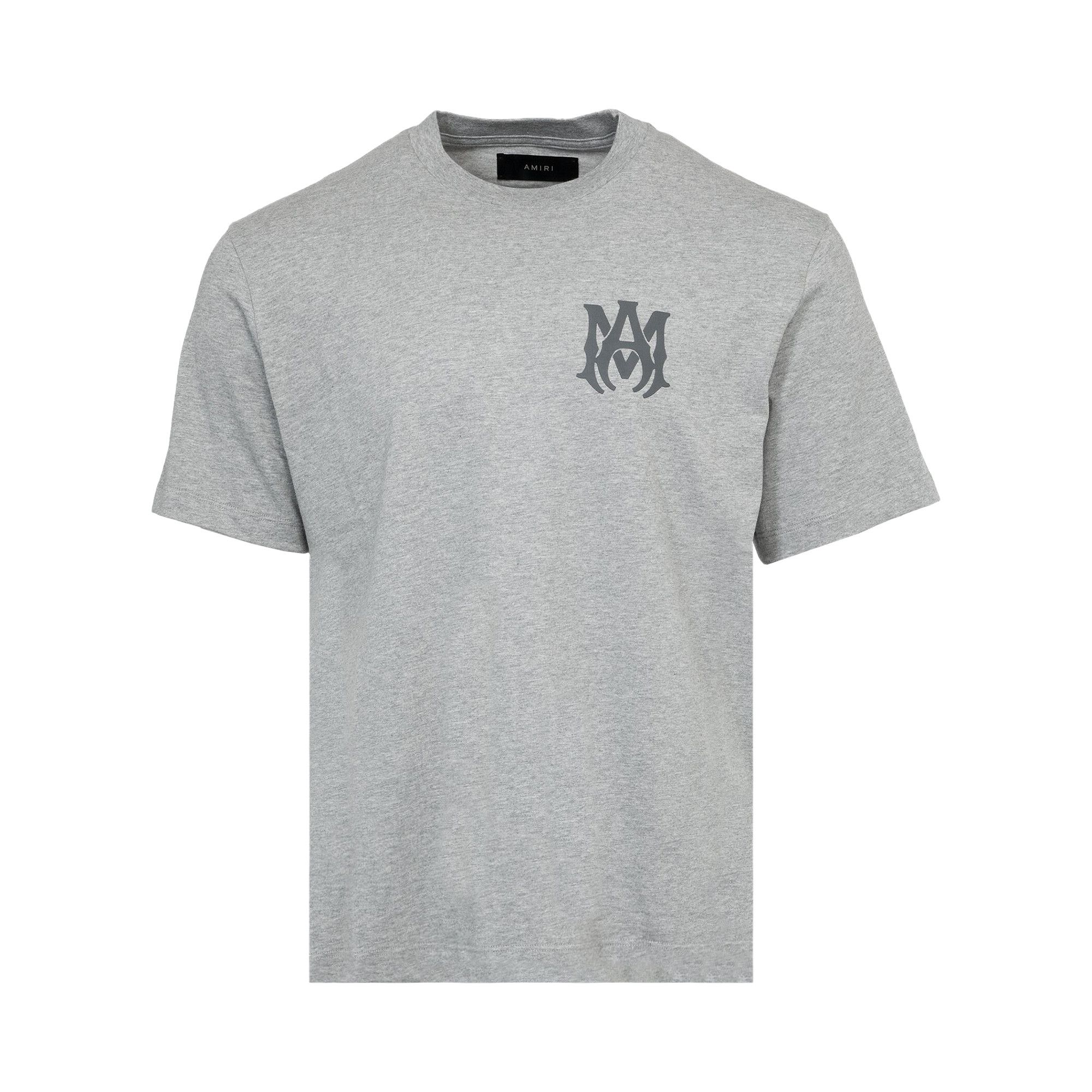 【AMIRI】メンズ MA LOGO TEE ロゴ Tシャツ PS24MJL038-032 Buy Amiri MA Logo Tee 'Heather Grey' - PS24MJL038 HEAT | GOAT