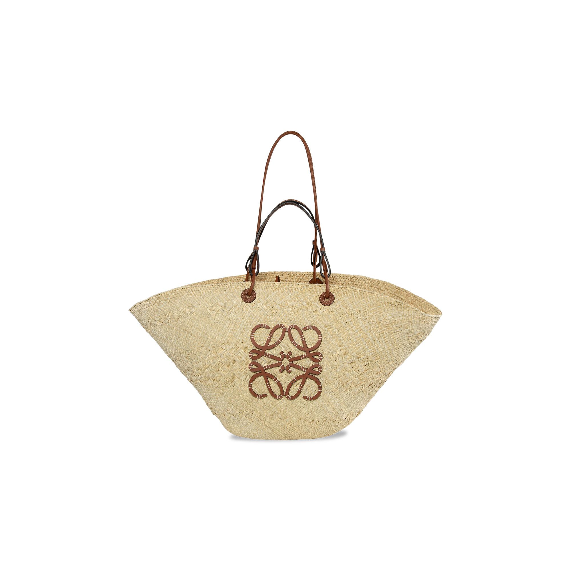 Buy Loewe Large Anagram Basket bag 'Natural/Tan' - A223F04X02 2435