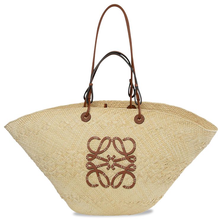 Loewe Large Anagram Basket bag NaturalTan