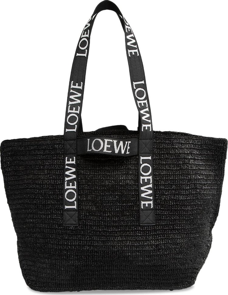 Loewe Fold Shopper Bag Black