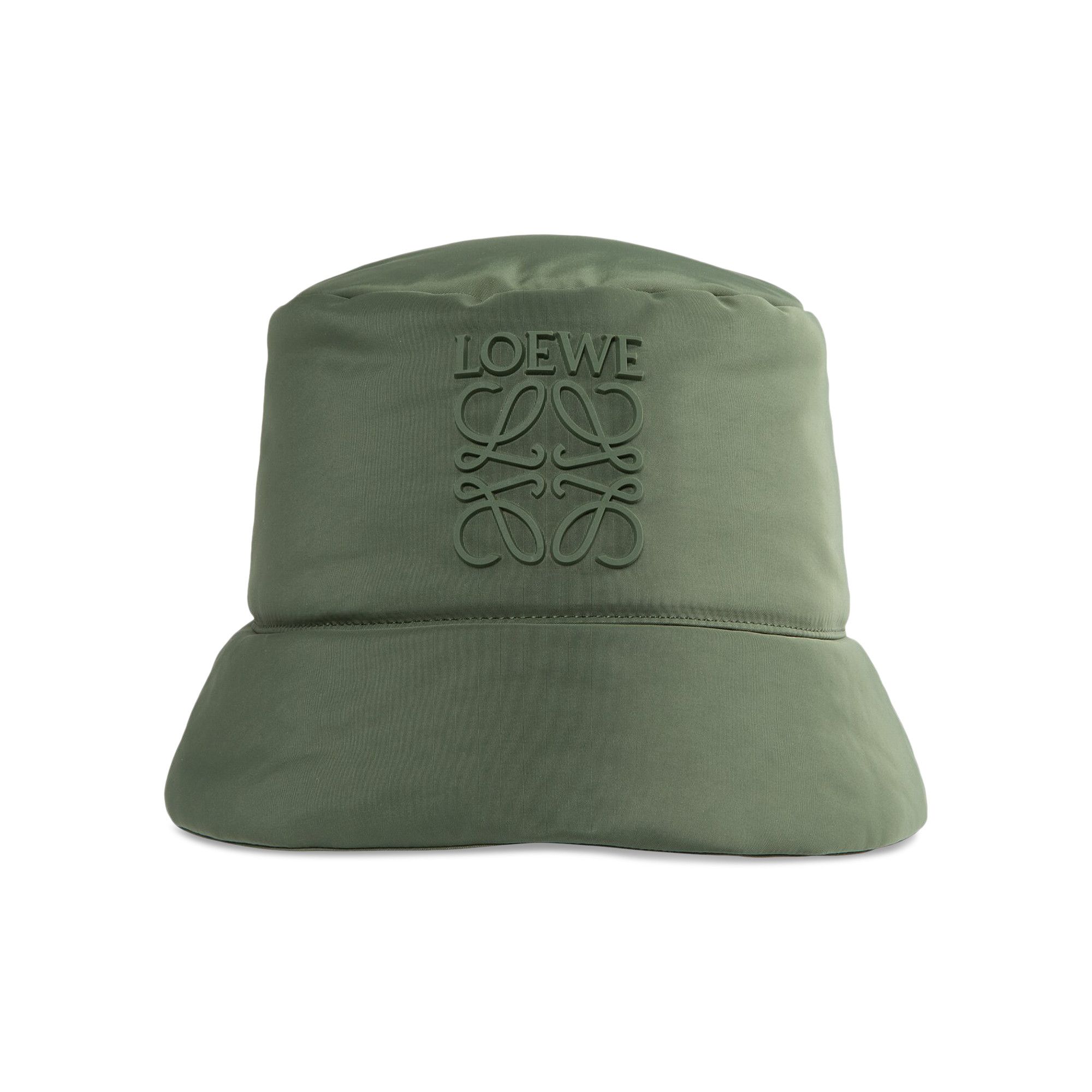 Buy Loewe Puffer Bucket Hat 'Khaki Green' - K820HB1X63 4160 | GOAT
