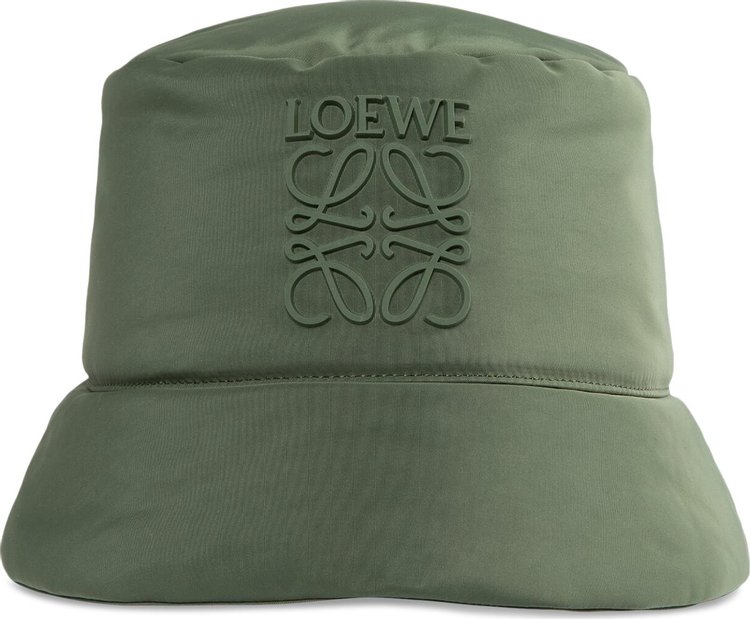 Loewe Puffer Bucket Hat 'Khaki Green'