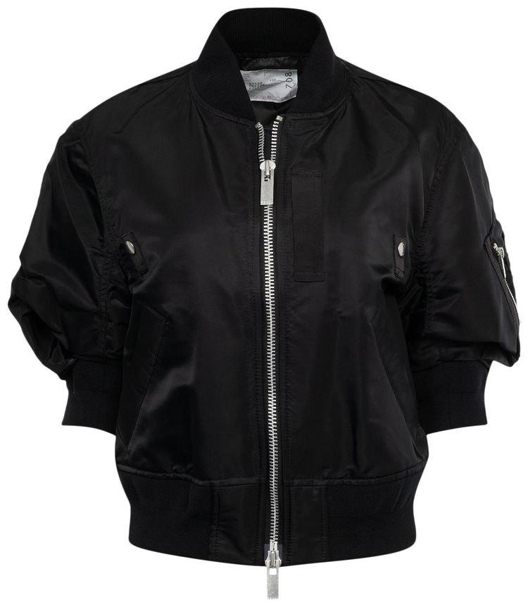 sacai nylon black