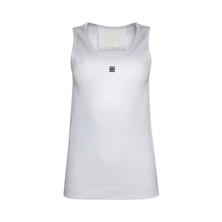 Givenchy Rib Tank Top White