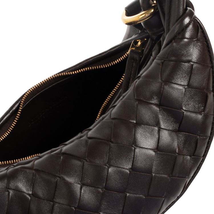 Bottega Veneta Small Gemelli Shoulder Bag FondantMedium Brass