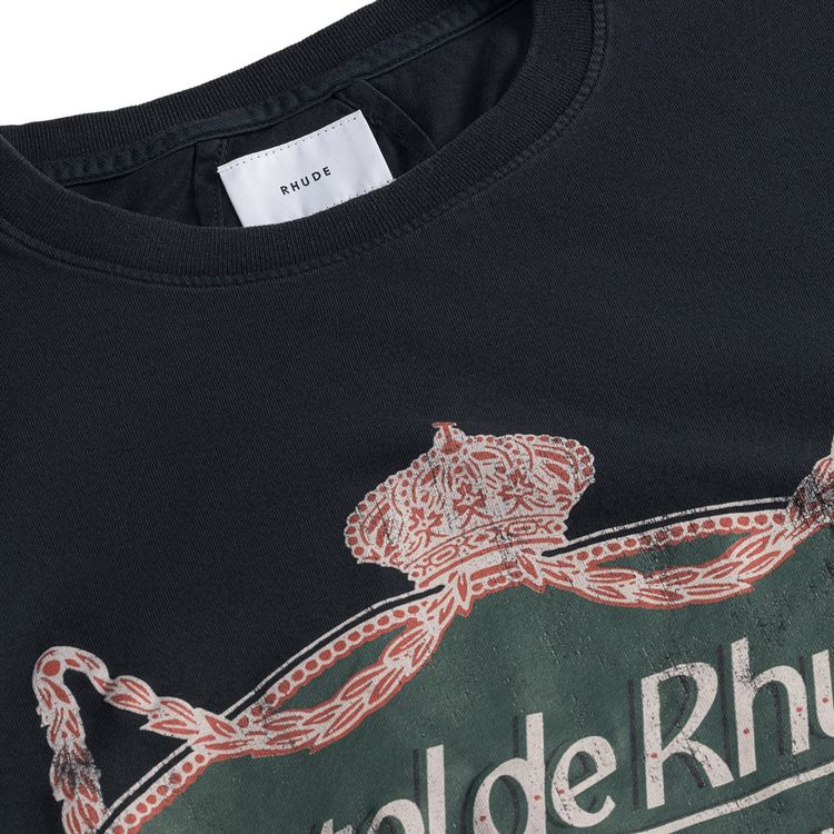 Rhude Riviera Tee Vintage Black