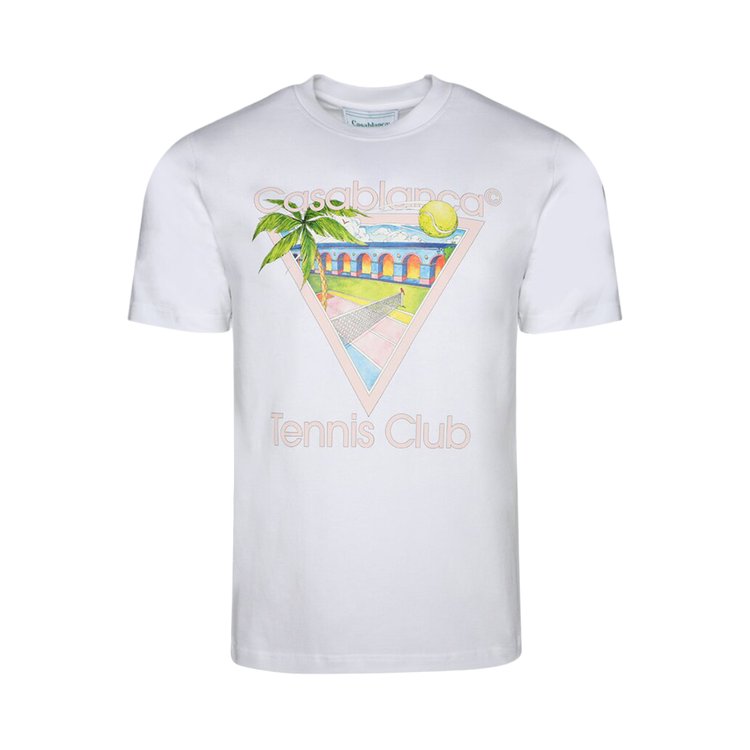 Casablanca Tennis Club Icon T-Shirt 'White'