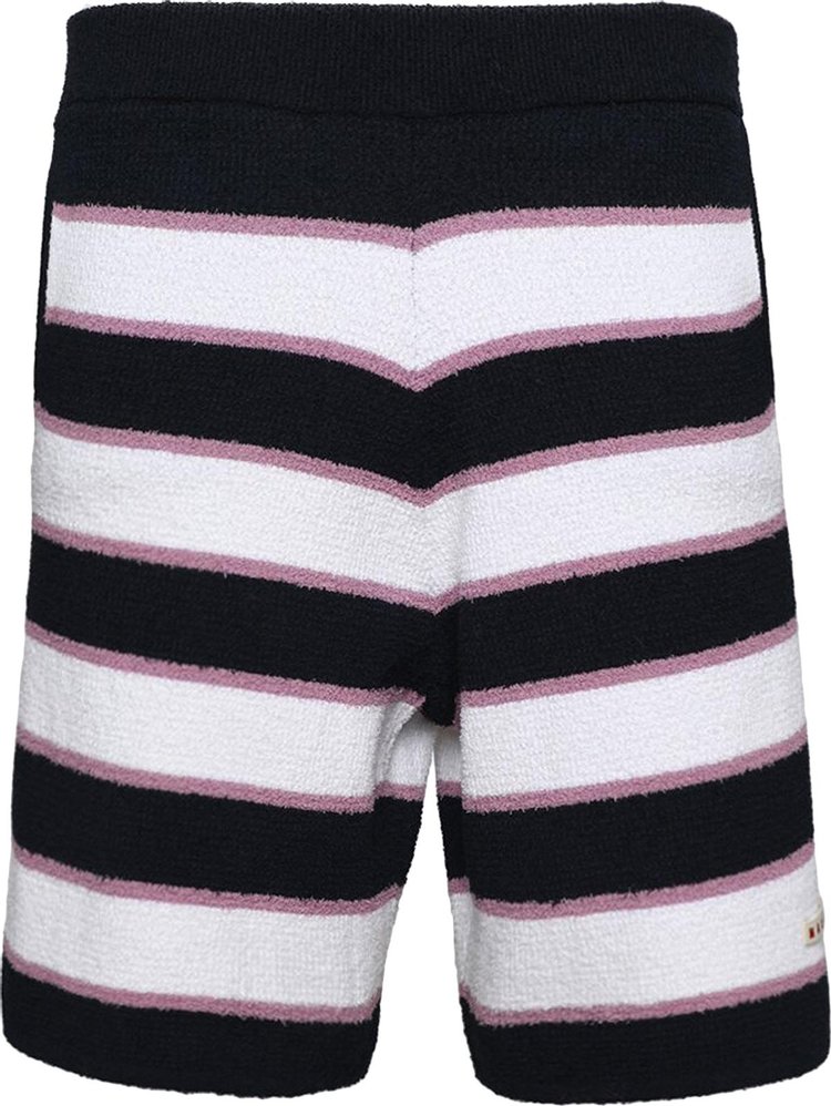 Marni Striped Terry Shorts 'Ink'