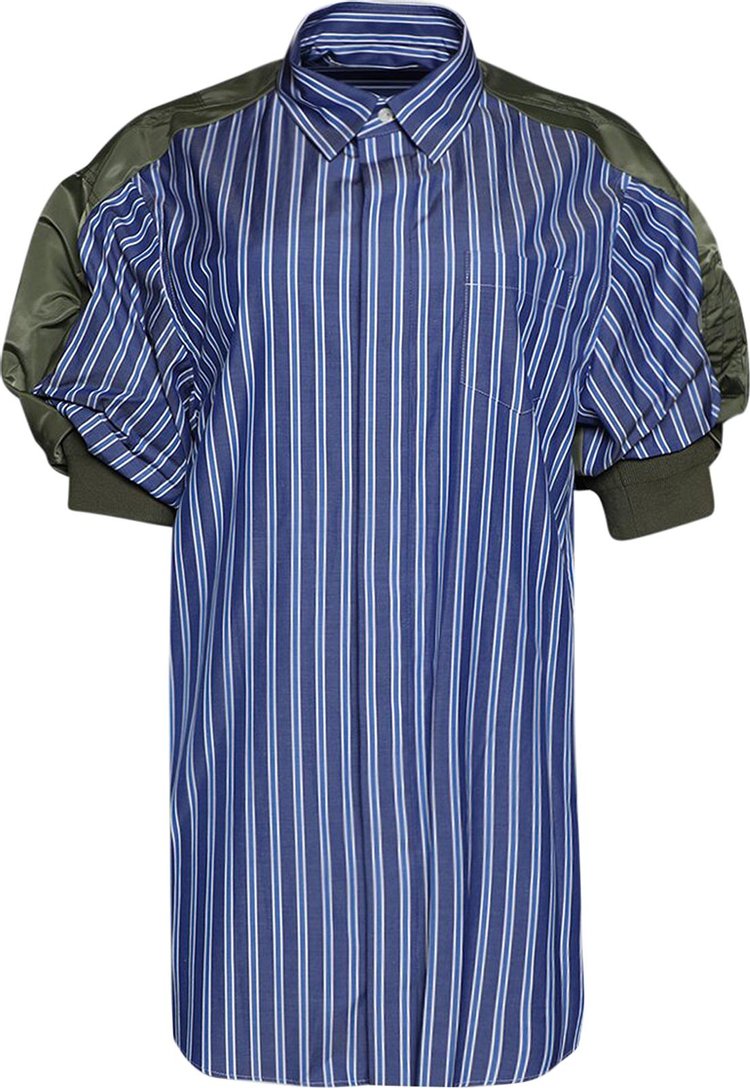 Sacai Nylon Twill Dress Stripe