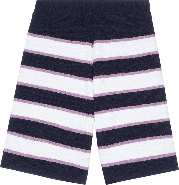 Marni Striped Terry Shorts Ink