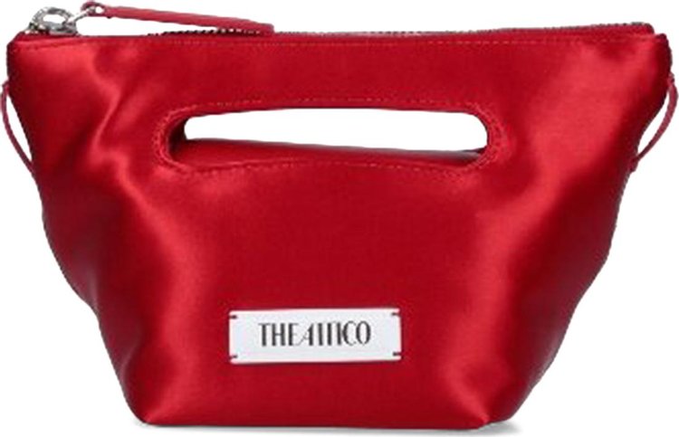 The Attico Via Dei Giardini Tote Bag 'Vibrant Red'